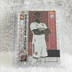 5/$20 Mint 2022 Topps Axel Kei Icy White Foil Pitch Prodigies RC MLS Card 27!!